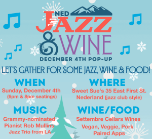 Ned Jazz Wine Pop-Up Poster